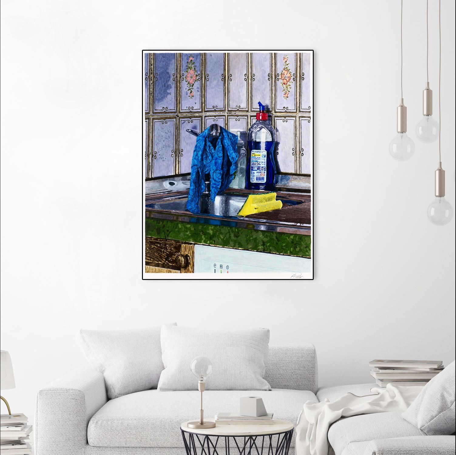 Morning Morlenbach by Gill Alexander on GIANT ART - yellow men and women