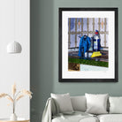 Morning Morlenbach by Gill Alexander on GIANT ART - blue figurative évier