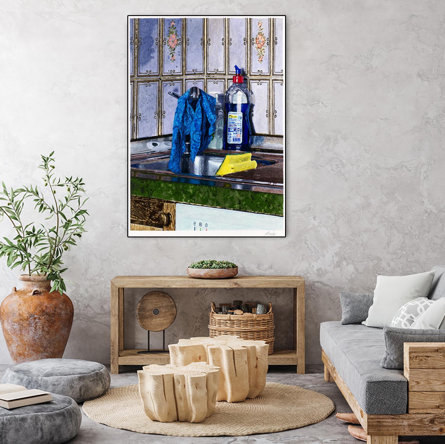 Morning Morlenbach by Gill Alexander on GIANT ART - yellow men and women