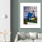 Morning Morlenbach by Gill Alexander on GIANT ART - blue figurative évier