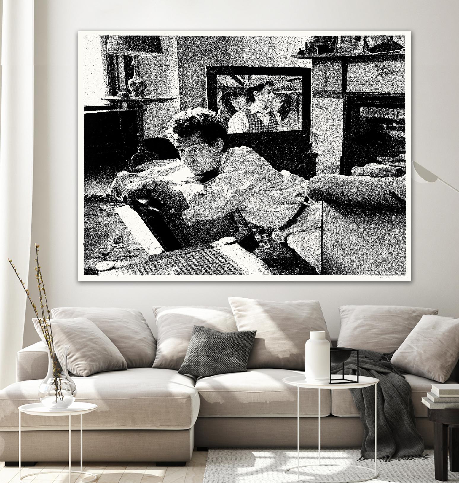 On television by Gill Alexander on GIANT ART - white men and women