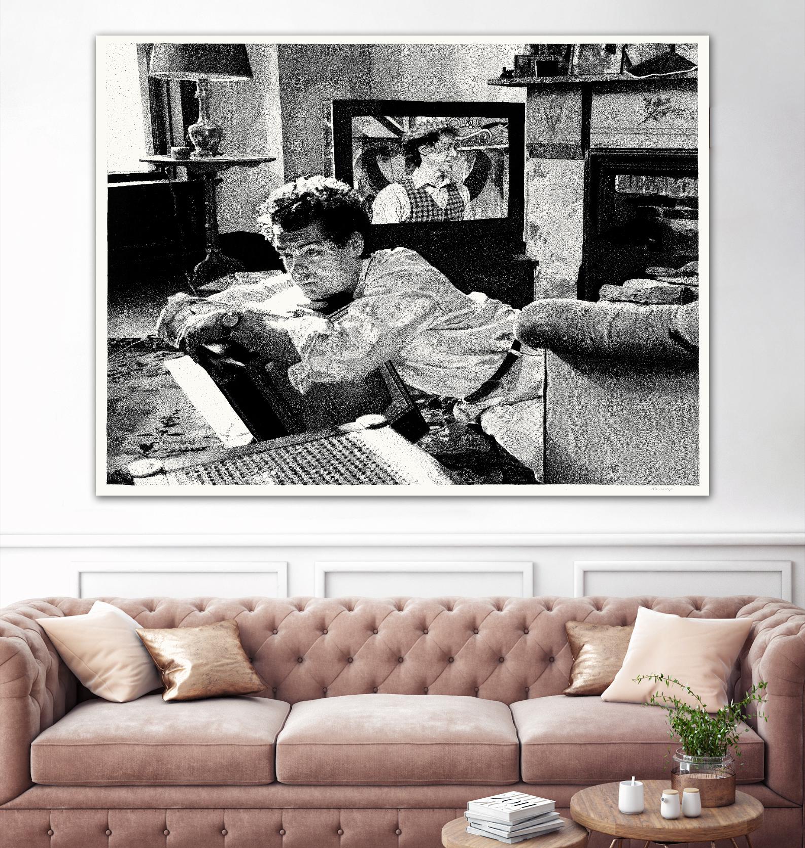 On television by Gill Alexander on GIANT ART - white men and women