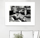 On television by Gill Alexander on GIANT ART - white black & white movie