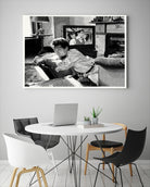 On television by Gill Alexander on GIANT ART - white black & white movie