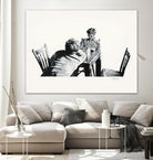 On the table by Gill Alexander on GIANT ART - white men and women