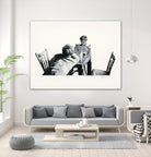 On the table by Gill Alexander on GIANT ART - white men and women