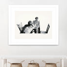 On the table by Gill Alexander on GIANT ART - white black & white hommes