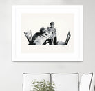 On the table by Gill Alexander on GIANT ART - white black & white hommes