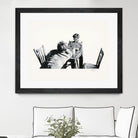 On the table by Gill Alexander on GIANT ART - white black & white hommes