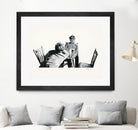 On the table by Gill Alexander on GIANT ART - white black & white hommes