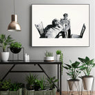 On the table by Gill Alexander on GIANT ART - white men and women