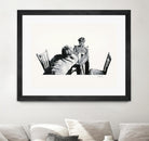 On the table by Gill Alexander on GIANT ART - white black & white hommes