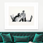 On the table by Gill Alexander on GIANT ART - white black & white hommes