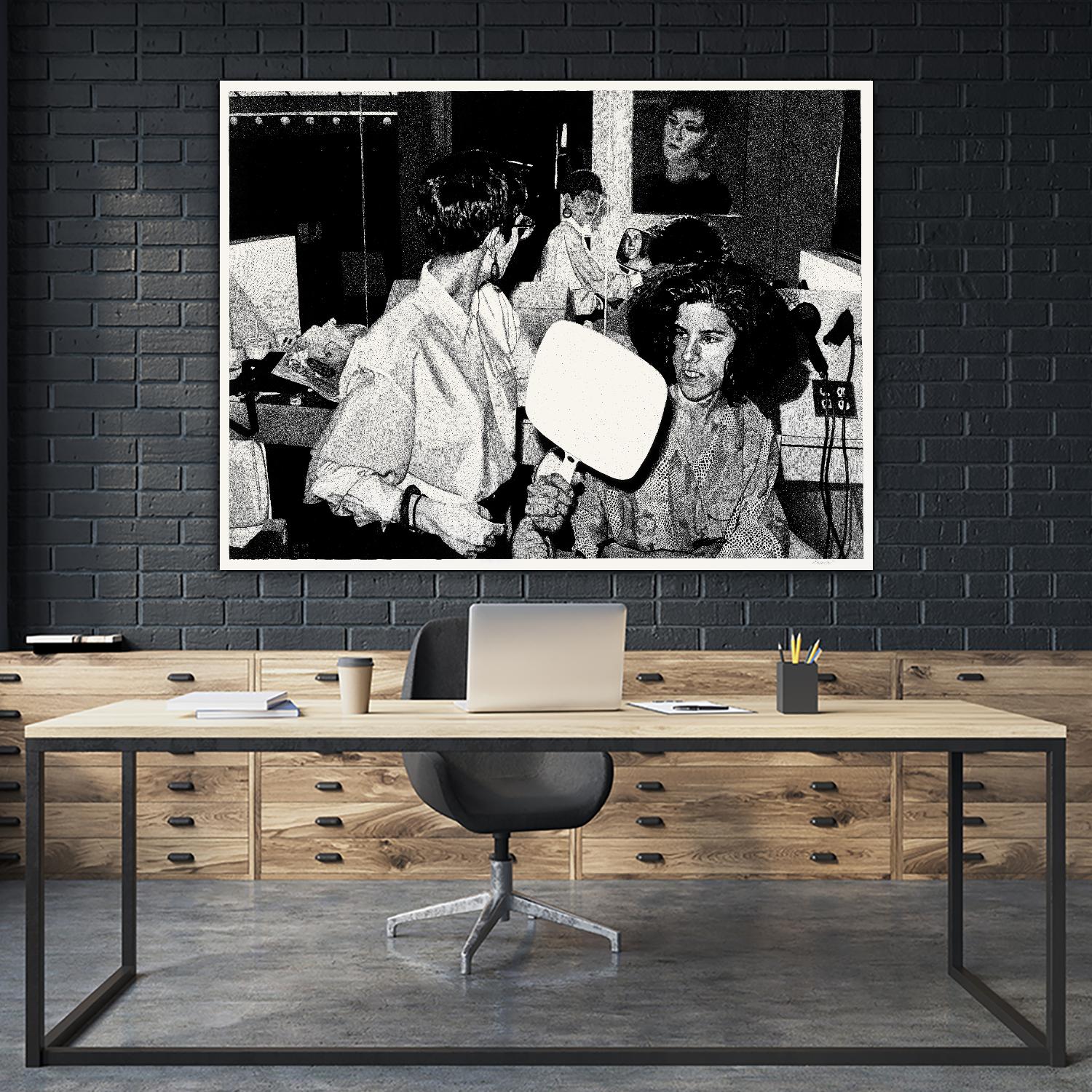 The back by Gill Alexander on GIANT ART - white men and women