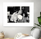 The back by Gill Alexander on GIANT ART - white black & white hair