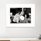 The back by Gill Alexander on GIANT ART - white black & white hair