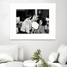 The back by Gill Alexander on GIANT ART - white black & white hair