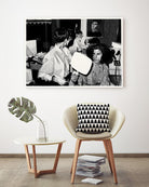 The back by Gill Alexander on GIANT ART - white black & white hair