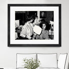 The back by Gill Alexander on GIANT ART - white black & white hair