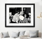 The back by Gill Alexander on GIANT ART - white black & white hair