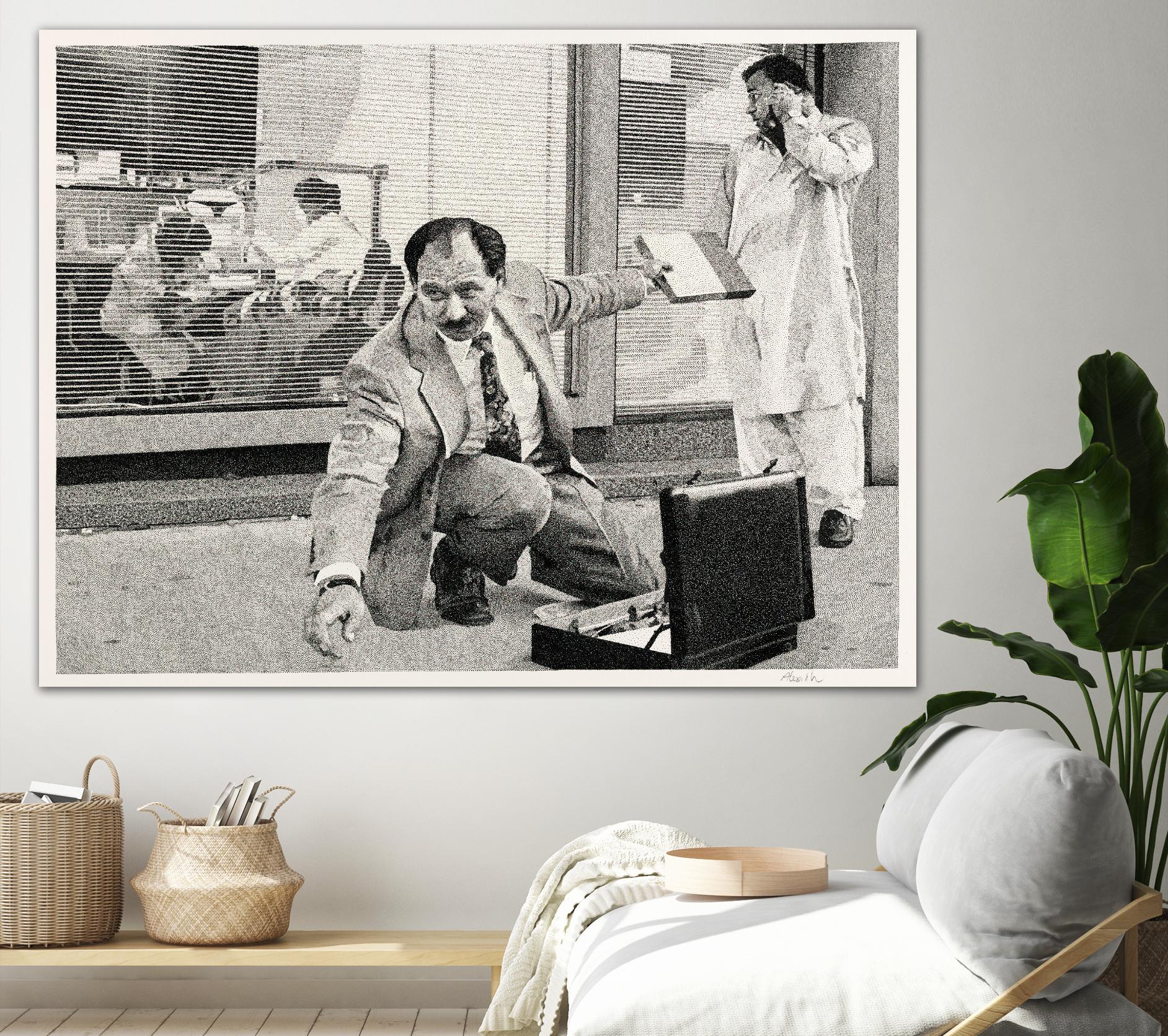 Reach by Gill Alexander on GIANT ART - white men and women