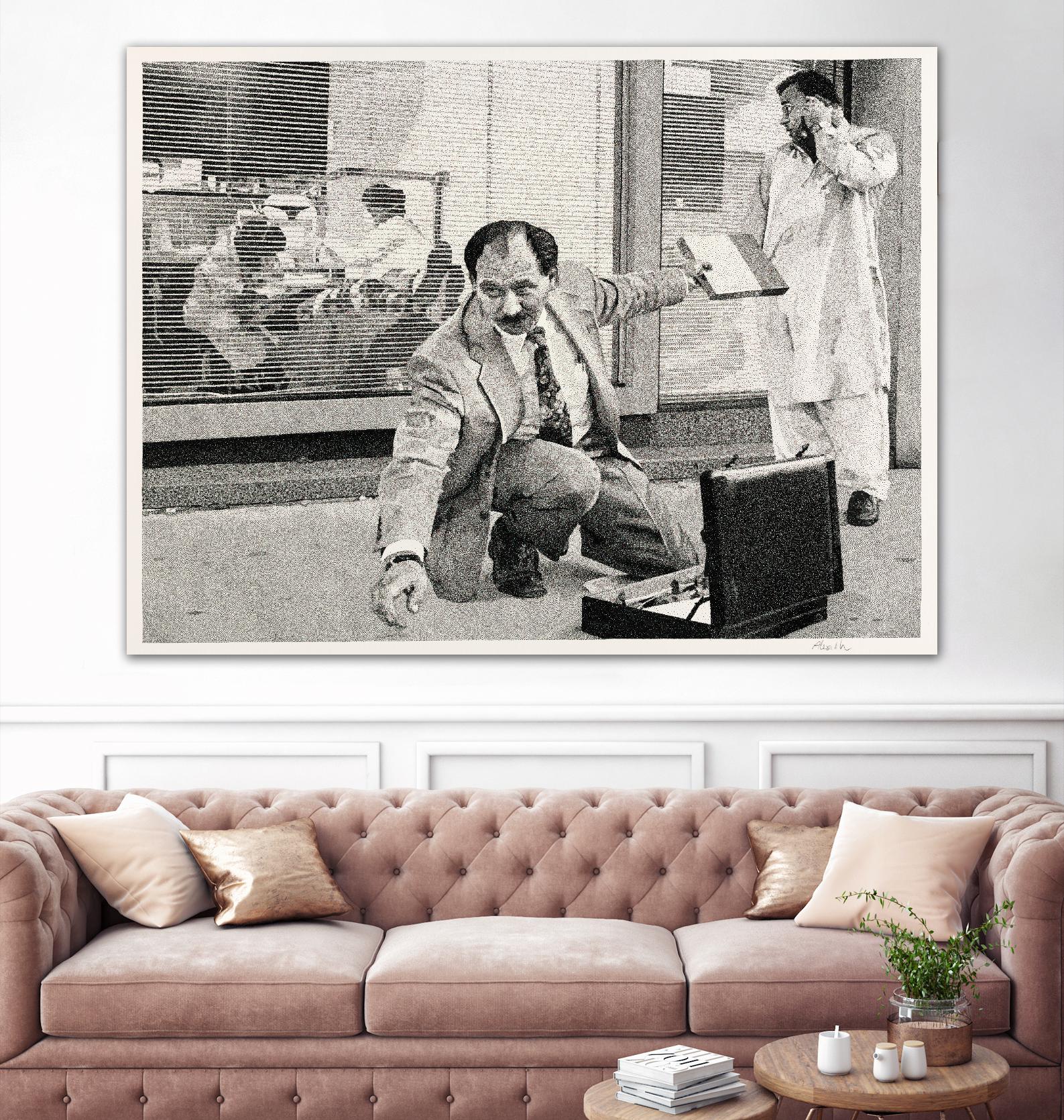 Reach by Gill Alexander on GIANT ART - white men and women