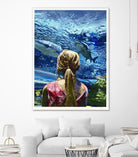 Discovery of Water by Gill Alexander on GIANT ART - pink men and women