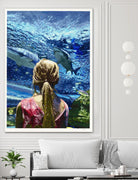 Discovery of Water by Gill Alexander on GIANT ART - pink men and women