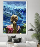 Discovery of Water by Gill Alexander on GIANT ART - pink men and women