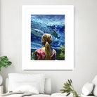 Discovery of Water by Gill Alexander on GIANT ART - pink figurative shark