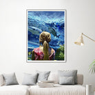 Discovery of Water by Gill Alexander on GIANT ART - pink men and women