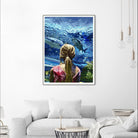 Discovery of Water by Gill Alexander on GIANT ART - pink men and women