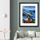 Discovery of Water by Gill Alexander on GIANT ART - pink figurative shark