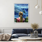 Discovery of Water by Gill Alexander on GIANT ART - pink men and women