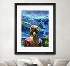 Discovery of Water by Gill Alexander on GIANT ART - pink figurative shark