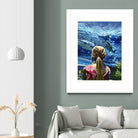 Discovery of Water by Gill Alexander on GIANT ART - pink figurative shark