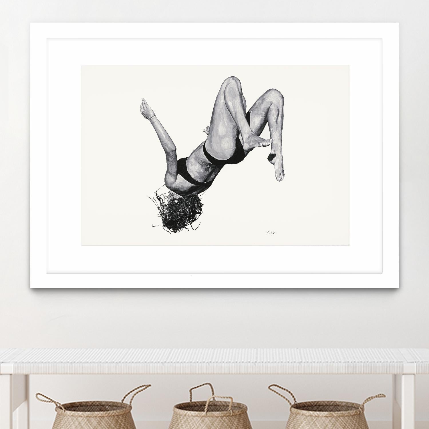 Tricia by Gill Alexander on GIANT ART - white figurative woman