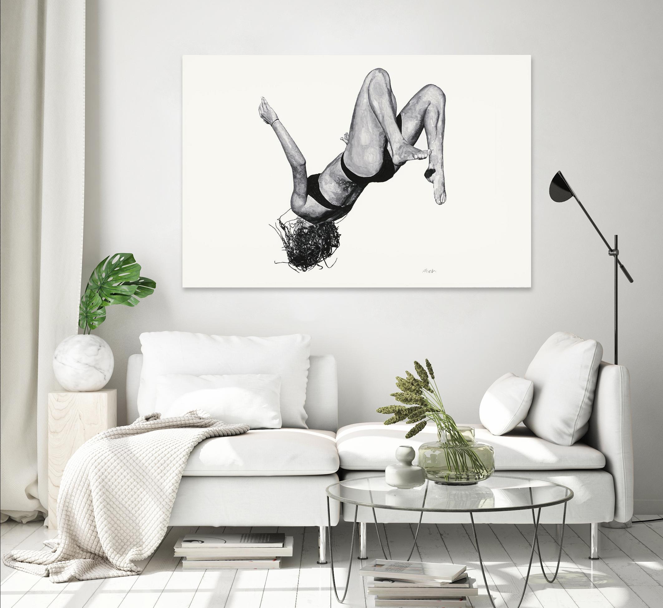 Tricia by Gill Alexander on GIANT ART - white figurative woman