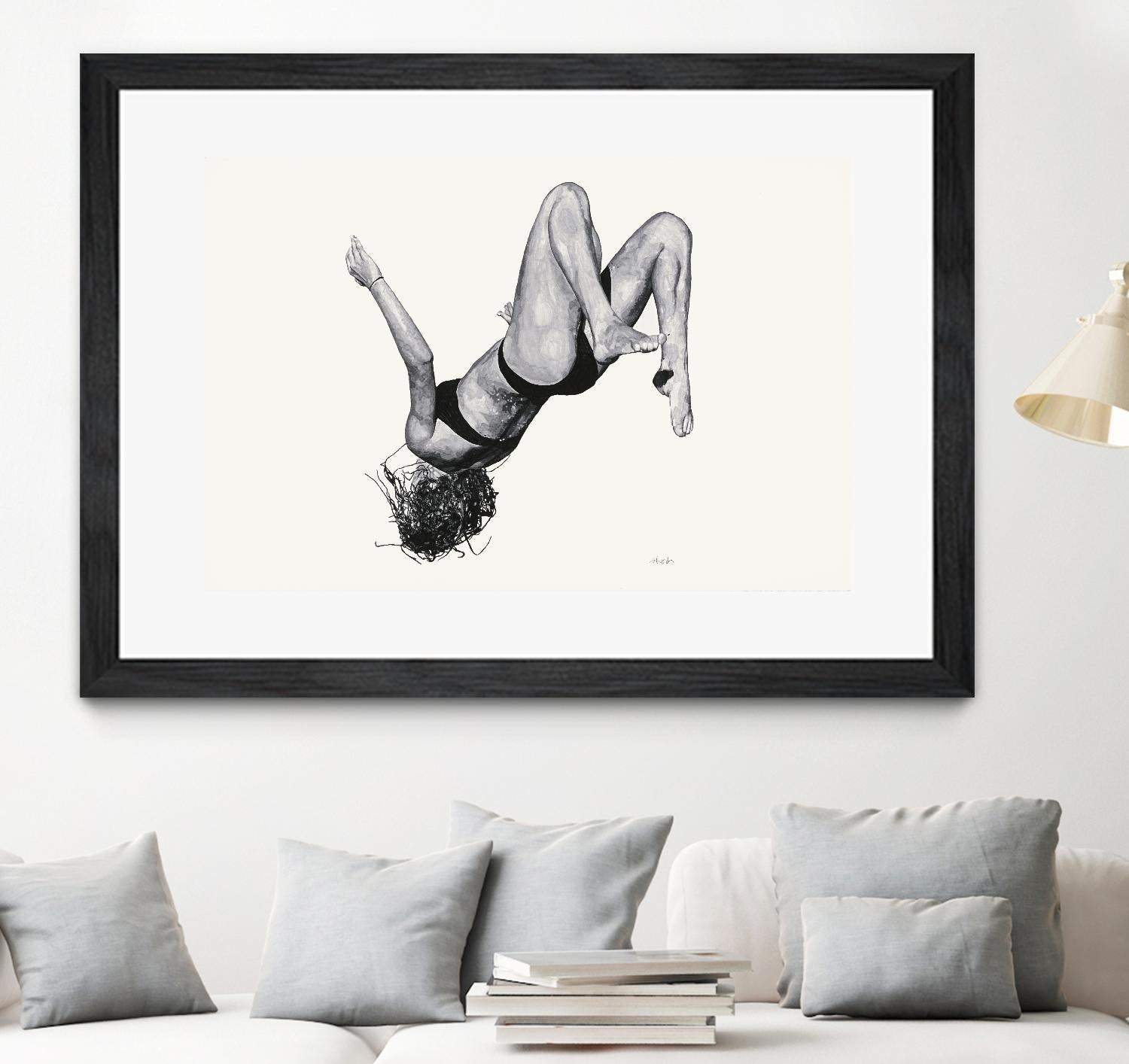 Tricia by Gill Alexander on GIANT ART - white figurative woman