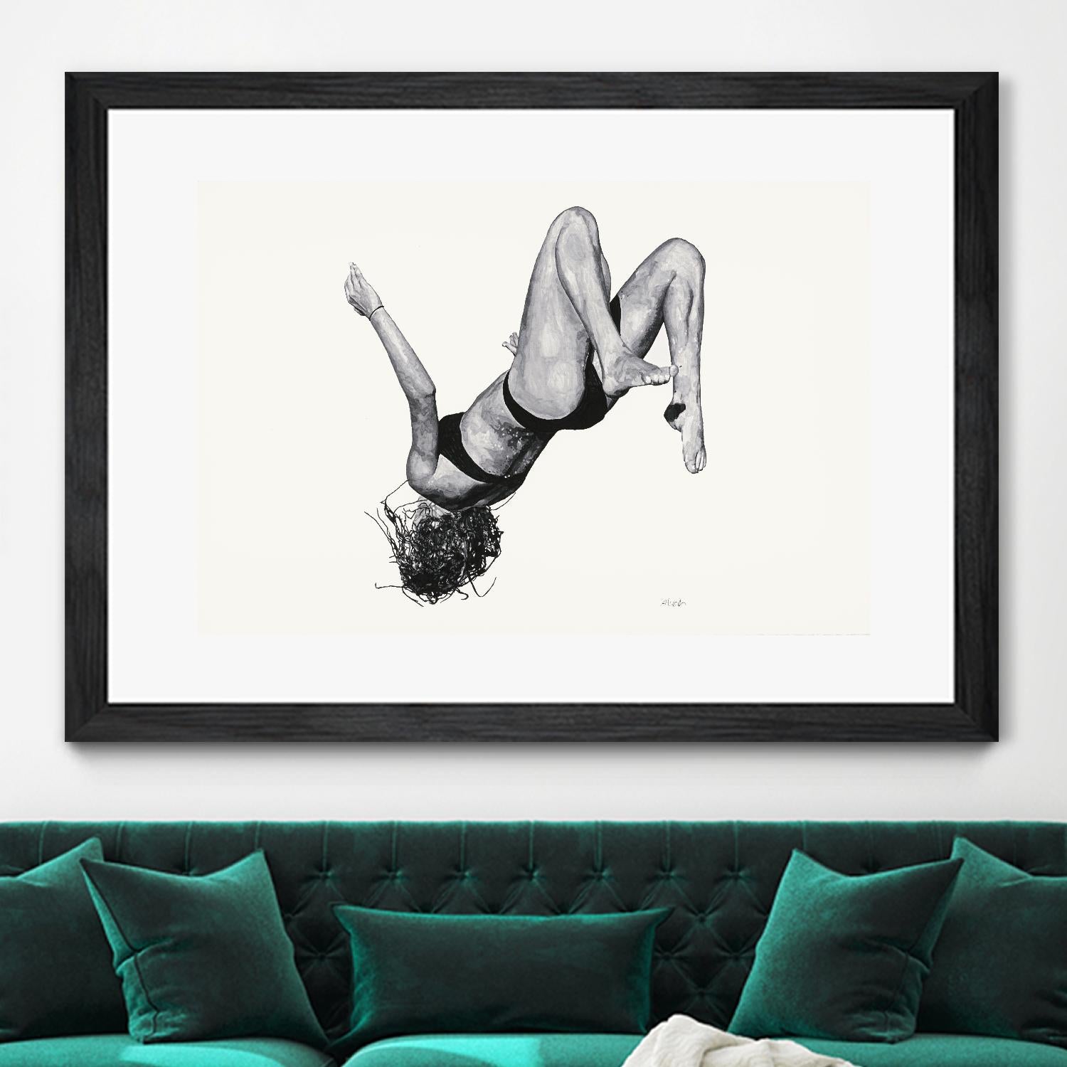 Tricia by Gill Alexander on GIANT ART - white figurative woman