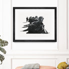 Last look by Gill Alexander on GIANT ART - white black & white