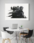 Last look by Gill Alexander on GIANT ART - white black & white