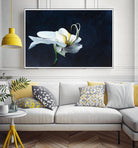 Phalaenopsis blanc by Jocelyne Maucotel on GIANT ART - blue floral