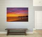 Costa Rican sunset stroll by Nick Jackson on GIANT ART - pink photo art