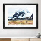 Crossing the green algae field, Antarctica by Nick Jackson on GIANT ART - white photo art