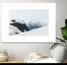 Descending the mountain, Antarctica by Nick Jackson on GIANT ART - white photo art