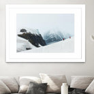 Descending the mountain, Antarctica by Nick Jackson on GIANT ART - white photo art