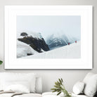 Descending the mountain, Antarctica by Nick Jackson on GIANT ART - white photo art