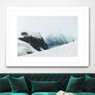 Descending the mountain, Antarctica by Nick Jackson on GIANT ART - white photo art
