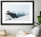 Descending the mountain, Antarctica by Nick Jackson on GIANT ART - white photo art